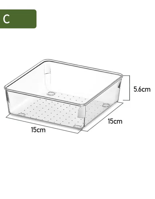 Load image into Gallery viewer, ClearNest Organizer – Transparent Anti-Scratch Drawer Storage Box for Cosmetics, Office &amp; Home
