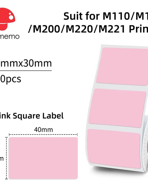 Load image into Gallery viewer, Phomemo M110 Portable Label Printer Mini Thermal Self-Adhesive Sticker Printer Mobile Pocket Tag Price UV Label Sticker Printer
