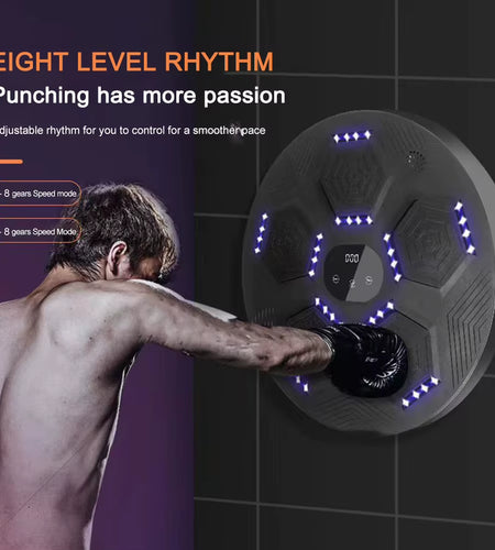 Intelligent Music Boxing Trainer Electronic Boxing Machine Response Target Home Wall Hanging Sanda Sandbag Boxing Game Training