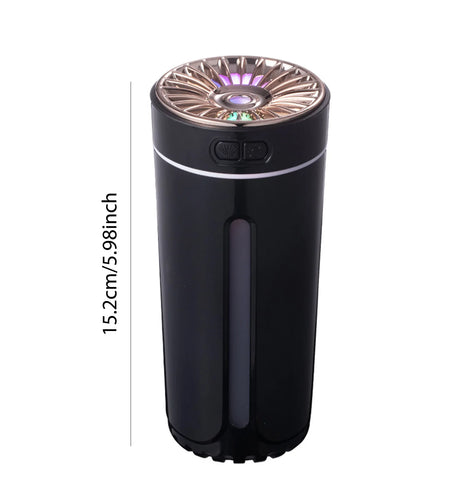 200ML Flame Aroma Diffuser Air Humidifier Home Electric Ultrasonic Cool Mist Maker Fogger LED Essential Oil Diffuser Flame Lamp