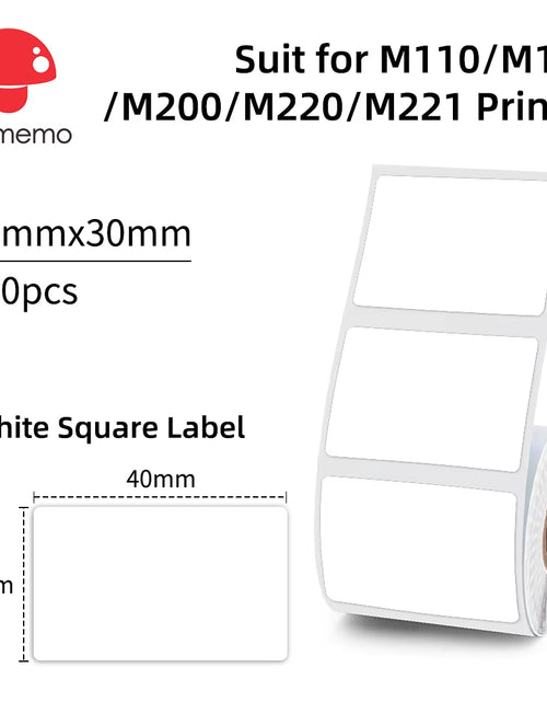 Load image into Gallery viewer, Phomemo M110 Portable Label Printer Mini Thermal Self-Adhesive Sticker Printer Mobile Pocket Tag Price UV Label Sticker Printer
